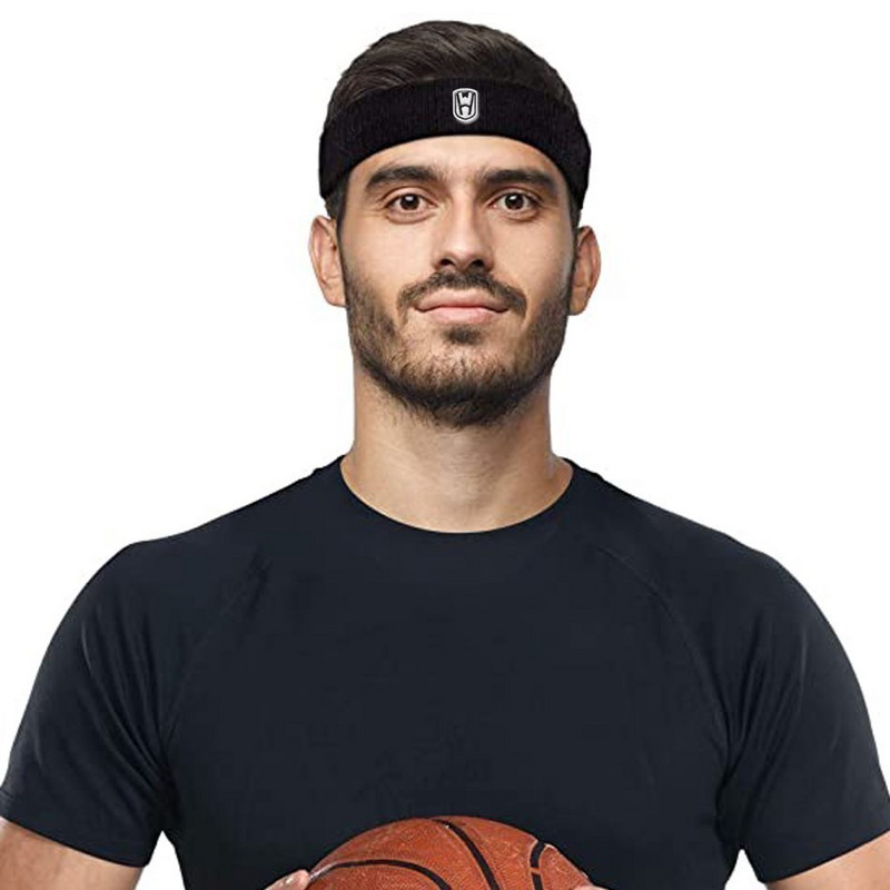 WorthWhile Pamučna atletska traka za glavu Elastične znojnice Žene Muškarci Košarka Sport Teretana Fitnes Trenerka Odbojka Tenis