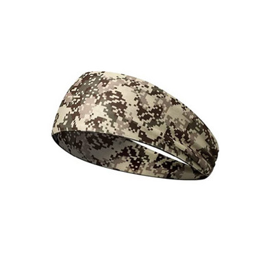 Kamuflaažiprint Meeste spordipeapael Higipael, veniv elastne jõusaal Fitness Jooksmine peaümbris Hingavad naiste jooga juuksepaelad