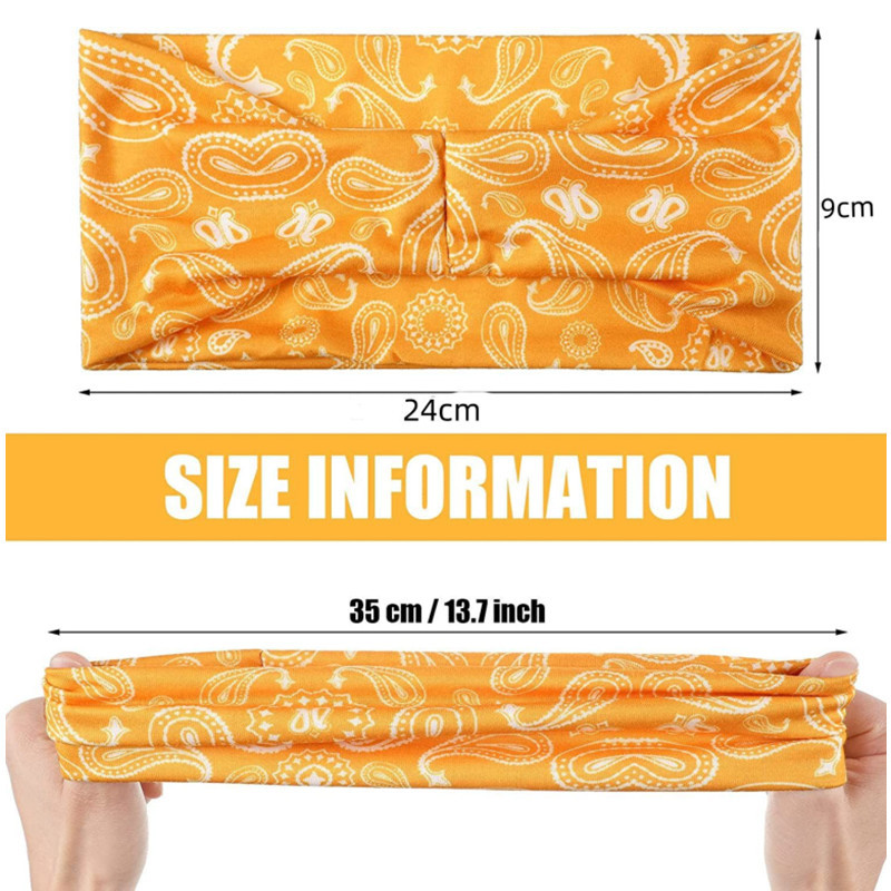 Kamuflaažiprint Meeste spordipeapael Higipael, veniv elastne jõusaal Fitness Jooksmine peaümbris Hingavad naiste jooga juuksepaelad