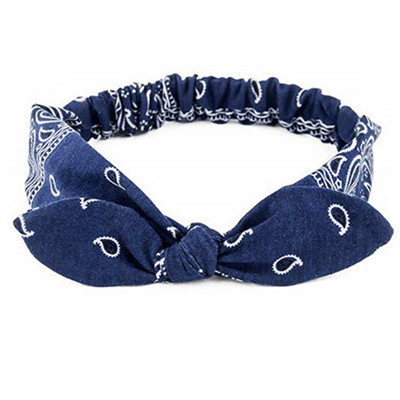 Nou Boho Femei Bentite cu imprimeu moale și solid Bentițe de păr elastice cu noduri încrucișate de epocă Turban Bandane Benzi pentru păr pentru fete Accesorii pentru păr