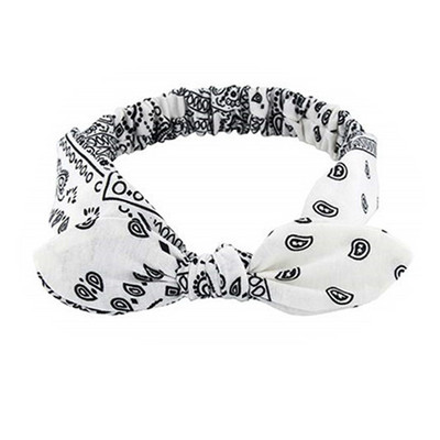 Nou Boho Femei Bentite cu imprimeu moale și solid Bentițe de păr elastice cu noduri încrucișate de epocă Turban Bandane Benzi pentru păr pentru fete Accesorii pentru păr