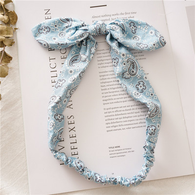 Nou Boho Femei Bentite cu imprimeu moale și solid Bentițe de păr elastice cu noduri încrucișate de epocă Turban Bandane Benzi pentru păr pentru fete Accesorii pentru păr