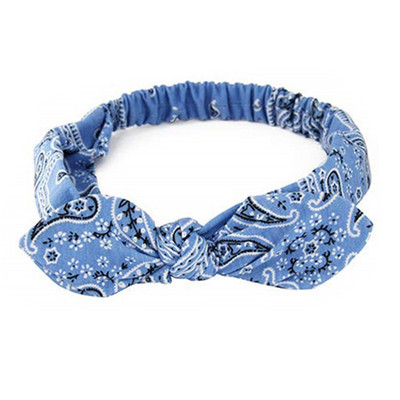 Nou Boho Femei Bentite cu imprimeu moale și solid Bentițe de păr elastice cu noduri încrucișate de epocă Turban Bandane Benzi pentru păr pentru fete Accesorii pentru păr