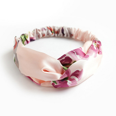 Nou Boho Femei Bentite cu imprimeu moale și solid Bentițe de păr elastice cu noduri încrucișate de epocă Turban Bandane Benzi pentru păr pentru fete Accesorii pentru păr