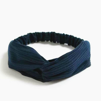 Nou Boho Femei Bentite cu imprimeu moale și solid Bentițe de păr elastice cu noduri încrucișate de epocă Turban Bandane Benzi pentru păr pentru fete Accesorii pentru păr