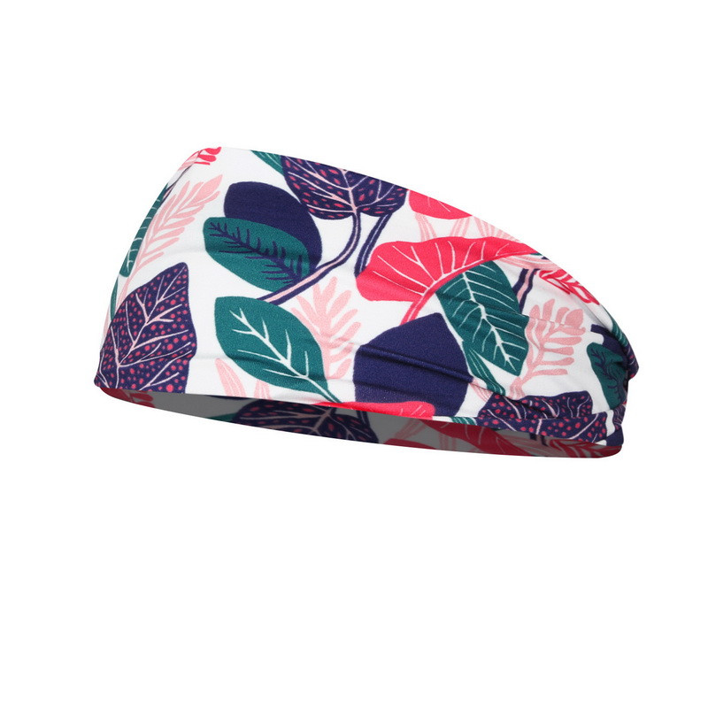 Tie Dye Колоездене Йога Спорт Пот лента за глава Дамска лента за пот за мъже Жени Йога ленти за коса Ленти за пот на главата Спортна безопасност