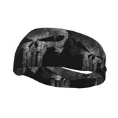 „Punisher“ prakaito juostos „Strettch“ lauko sportinės prakaito galvos juostos moterims, vyrams, neslystančios plaukų tvarsčiai.