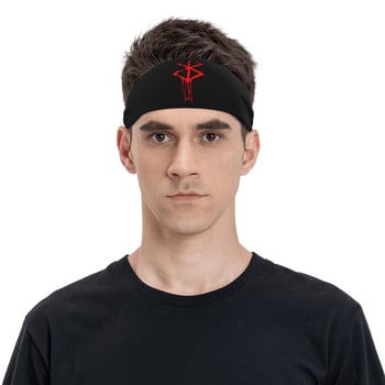 Berserk Headband Sweat Wash Bands Guts Swordsman Zodd Hair Band Jog Μπάσκετ Τρέξιμο Sweatband Αθλητική ασφάλεια για γυναίκες Άνδρες