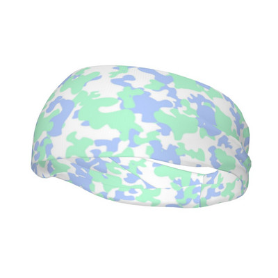 Camo kamufliažinė prakaito galvos juosta galvos prakaito juosta Jūros tekstūros plaukų juosta Lauko sportinė prakaito juosta Sportinė sauga moterims Vyrams