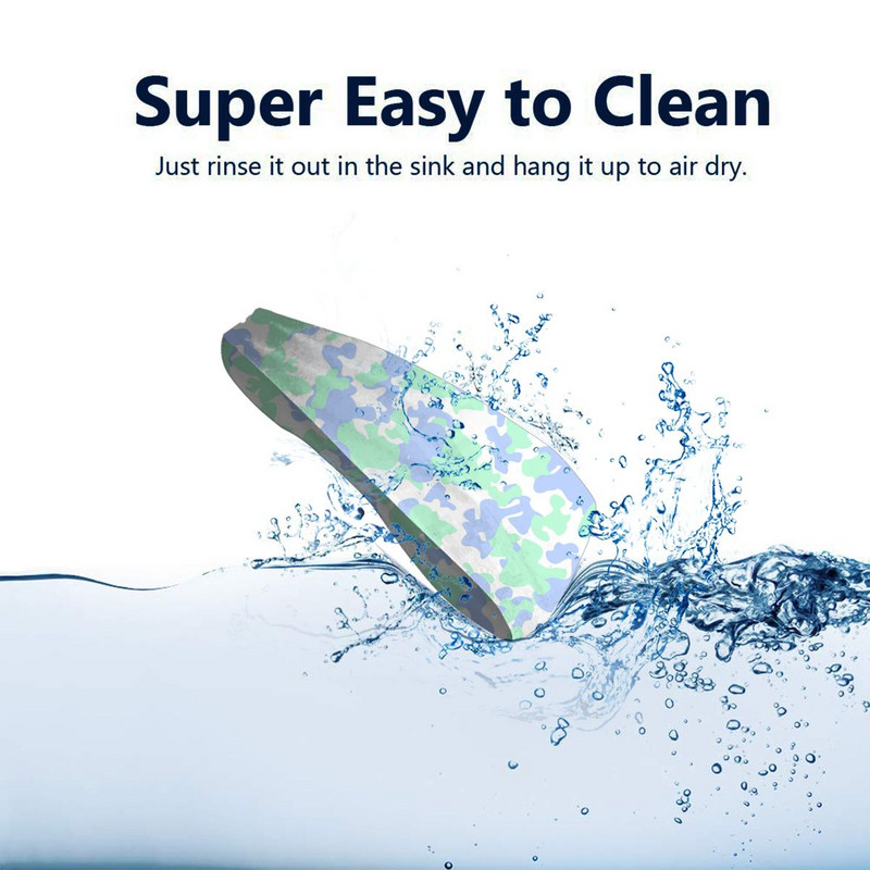 Camo kamufliažinė prakaito galvos juosta galvos prakaito juosta Jūros tekstūros plaukų juosta Lauko sportinė prakaito juosta Sportinė sauga moterims Vyrams