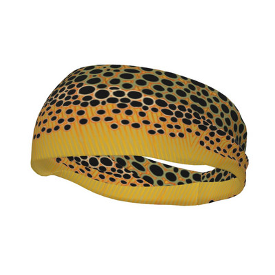 Individualizuota „Peat Dot Camo“ kamufliažinė prakaito juosta, skirta moterims, drėgmę sugerianti multicam karinė sportinė galvos juosta jogai