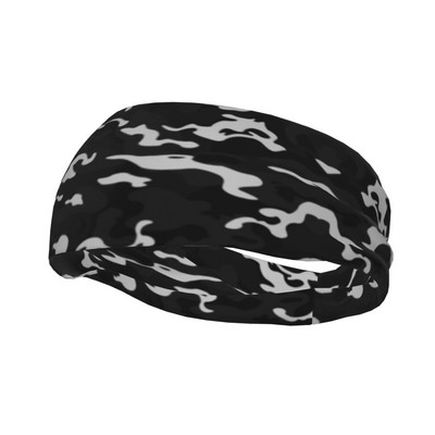 Individualizuota „Peat Dot Camo“ kamufliažinė prakaito juosta, skirta moterims, drėgmę sugerianti multicam karinė sportinė galvos juosta jogai