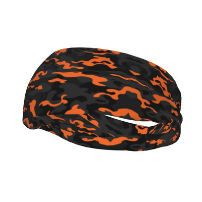 Individualizuota „Peat Dot Camo“ kamufliažinė prakaito juosta, skirta moterims, drėgmę sugerianti multicam karinė sportinė galvos juosta jogai