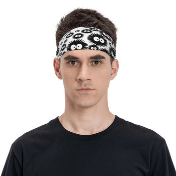 Swarthy Ανδρικά Sweatband Sweatband Headband Αντιολισθητικό τζόκινγκ Μπάσκετ Τρέξιμο Hair Bands Head Sweat Bands