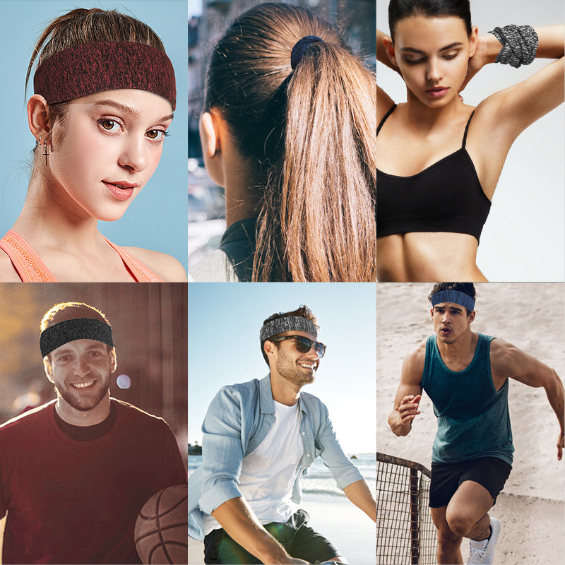 WEST BIKING plaukų juosta vyrams, poliesterio sportinė galvos juosta, moteriška prakaito juosta, kvėpuojanti, jauki apyrankė, jogos badmintono teniso galvos apdangalai