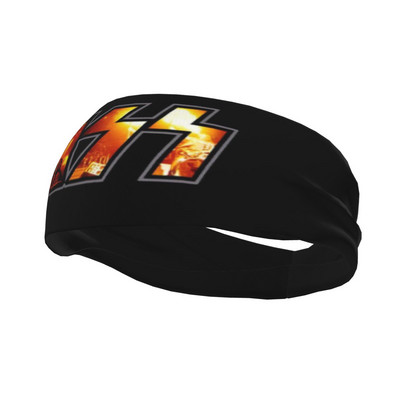 Kiss Rock Band Peapael Higipesu Bandid Staar Singer Juuksebänd Jooga Jooga Higipael Spordiohutus naistele Mehed