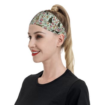 Brindle Greyhound Whippet Lurcher Galgo Dog Women Sweatband Sweat Headband.Fitness Jogging Tennis Yoga Gym Hair Band Headwrap