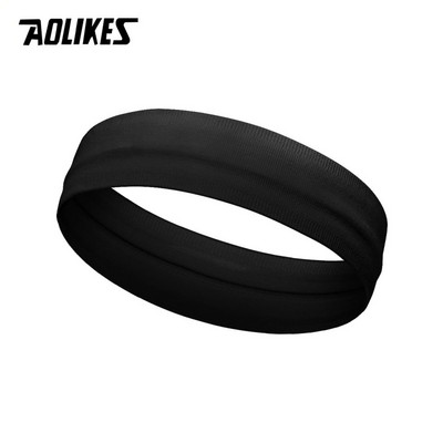 AOLIKES Sportska traka za znoj za glavu Muška traka za znoj za muškarce i žene Traka za znojenje za glavu Run Nogometna marama Protuklizna elastična traka za kosu