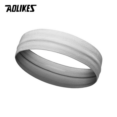 AOLIKES Sportska traka za znoj za glavu Muška traka za znoj za muškarce i žene Traka za znojenje za glavu Run Nogometna marama Protuklizna elastična traka za kosu