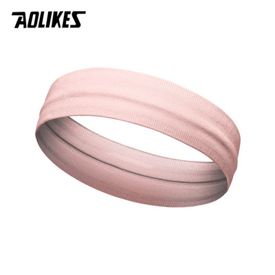AOLIKES Sportska traka za znoj za glavu Muška traka za znoj za muškarce i žene Traka za znojenje za glavu Run Nogometna marama Protuklizna elastična traka za kosu