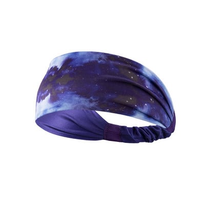 1 kom. Sportska traka za glavu s kravatom Visoko elastična gumica za kosu za trčanje i jogu za teretanu Prozračna znojnica za fitness biciklizam Teenis Sportovi na otvorenom