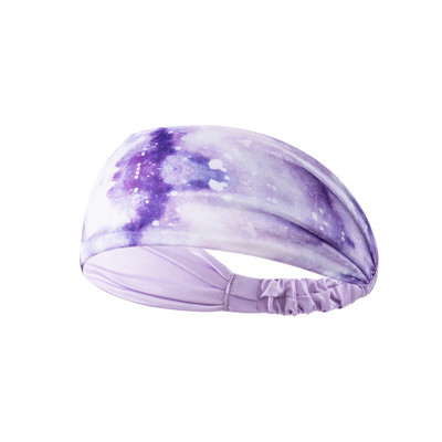 1 kom. Sportska traka za glavu s kravatom Visoko elastična gumica za kosu za trčanje i jogu za teretanu Prozračna znojnica za fitness biciklizam Teenis Sportovi na otvorenom