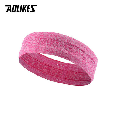 AOLIKES profesionalna znojnica, sportska traka za glavu koja upija vlagu i ne klizi, uniseks prozračna traka za sportsko vježbanje