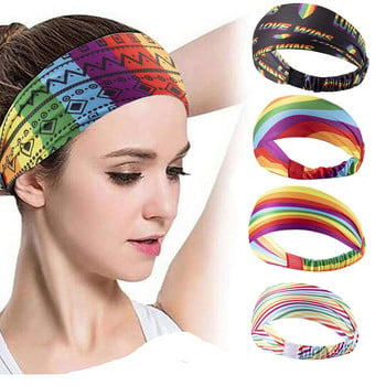 Αντιιδρωτικό Headbands Sweat Bandage Sport Head Hair Band Προπόνηση Τένις Γυμναστήριο Τζόκινγκ Μπάσκετ Τρέξιμο Γυναικείες άντρες