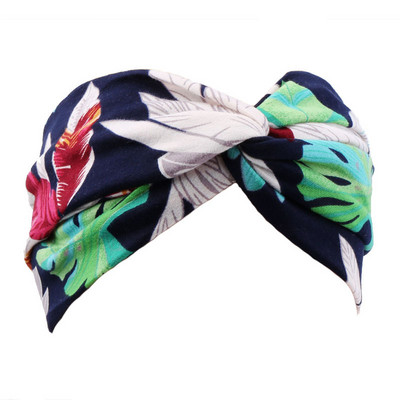 Peapael Print Bandana Elastne Knot Twist Risti juuksepaelad Juukseaksessuaarid Naistele Jõusaalis Hea kvaliteet