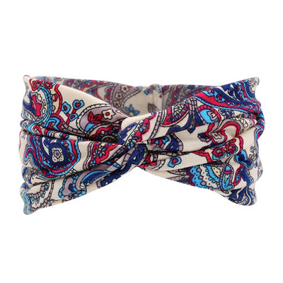 Peapael Print Bandana Elastne Knot Twist Risti juuksepaelad Juukseaksessuaarid Naistele Jõusaalis Hea kvaliteet
