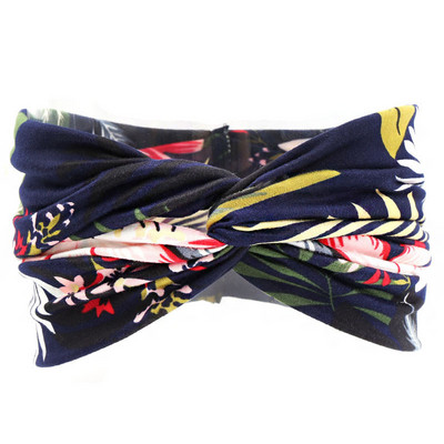 Peapael Print Bandana Elastne Knot Twist Risti juuksepaelad Juukseaksessuaarid Naistele Jõusaalis Hea kvaliteet