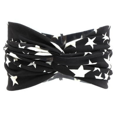 Peapael Print Bandana Elastne Knot Twist Risti juuksepaelad Juukseaksessuaarid Naistele Jõusaalis Hea kvaliteet