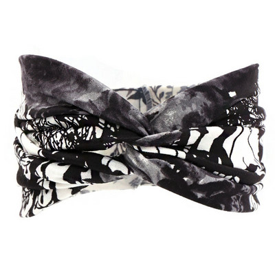 Peapael Print Bandana Elastne Knot Twist Risti juuksepaelad Juukseaksessuaarid Naistele Jõusaalis Hea kvaliteet