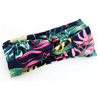Peapael Print Bandana Elastne Knot Twist Risti juuksepaelad Juukseaksessuaarid Naistele Jõusaalis Hea kvaliteet