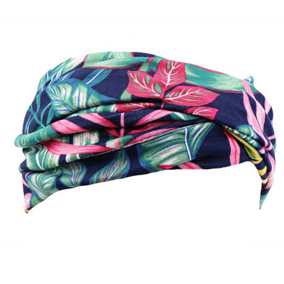 Peapael Print Bandana Elastne Knot Twist Risti juuksepaelad Juukseaksessuaarid Naistele Jõusaalis Hea kvaliteet