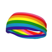 Rainbow znojna traka za glavu Traka za glavu s okomitim linijama Uzorak gumica za kosu Biciklizam Biciklizam Trčanje Traka za znoj Sportska sigurnost za žene