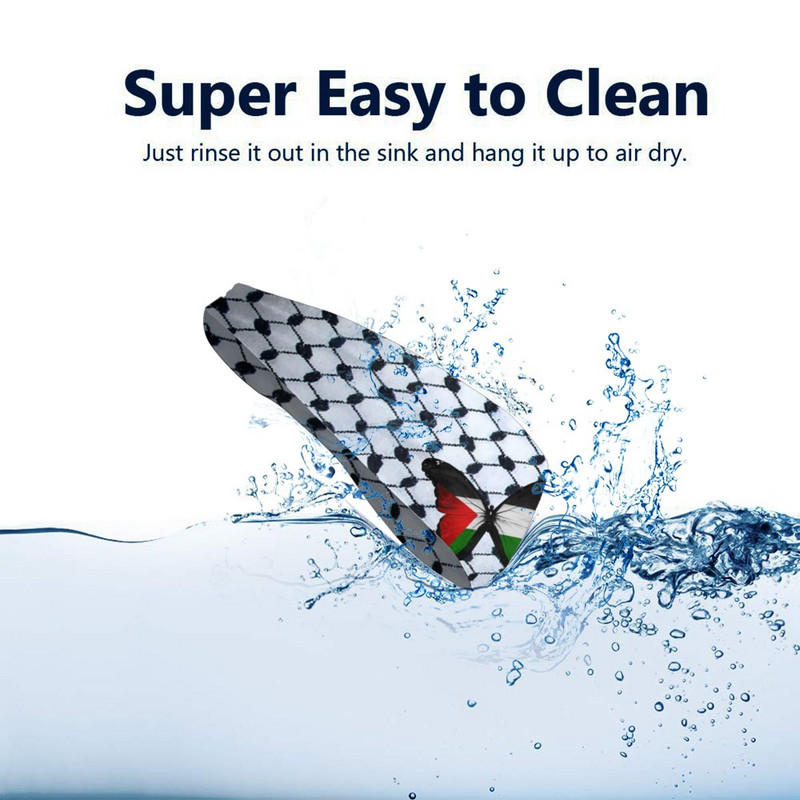 Palestinski Keffiyeh leptir traka za znojenje Meka atletska znojna traka za glavu Povoj za znoj za glavu Trake za pranje znoja u teretani