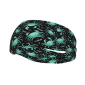 Mieli krabai Starfish Sea Animals Galvos juostelė Galvos skara Plaukų juosta Lauko Sportinė Sweatrange Sportinė sauga moterims Vyrai