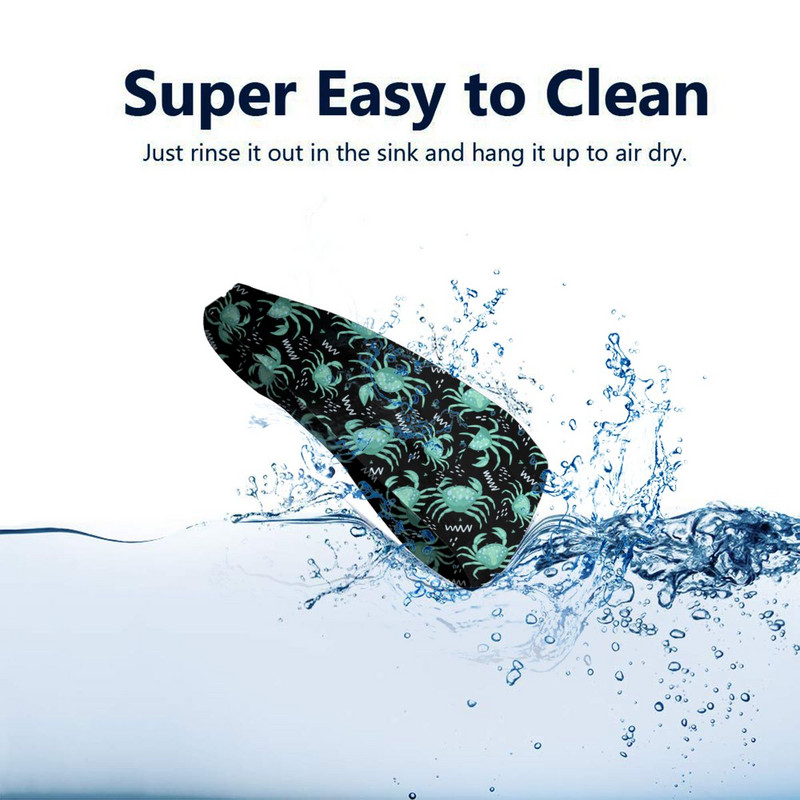 Mieli krabai Starfish Sea Animals Galvos juostelė Galvos skara Plaukų juosta Lauko Sportinė Sweatrange Sportinė sauga moterims Vyrai