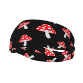 Miela animacinių filmų „Forest Mushrooms“ treniruočių juostelė, skirta „Unisex“ plačia prakaito juosta Teniso sporto salės plaukų tvarsčiai neslystantys prakaito plovikliai