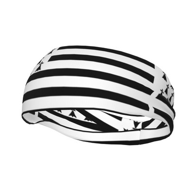 Βρεττανική Βρετάνη Flag Bike Cycling Sweatband Flag France Sweat Headband Γυμναστήριο Γυμναστήριο Yoga Head Sweat Bandages Hair Sweat Sweat Band