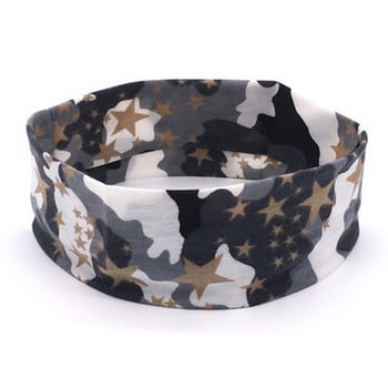 Νέα Unisex Headband Γυναικεία Ανδρική Μόδα Φούτερ Ελαστική Καμουφλάζ Κεφαλή Stretch Μαλλιά Turban Fitness Exercise Headdress