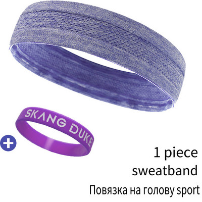 SKDK 1vnt Elastinė poliesterio medvilninė prakaito juostelė Joga bėgimo sportinė juosta galvos juosta plaukų juosta galvos prakaito juosta Sporto sauga