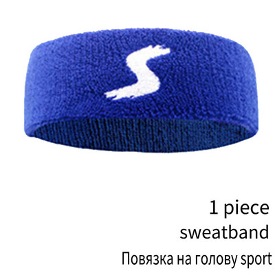 SKDK 1vnt Elastinė poliesterio medvilninė prakaito juostelė Joga bėgimo sportinė juosta galvos juosta plaukų juosta galvos prakaito juosta Sporto sauga