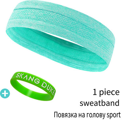 SKDK 1vnt Elastinė poliesterio medvilninė prakaito juostelė Joga bėgimo sportinė juosta galvos juosta plaukų juosta galvos prakaito juosta Sporto sauga