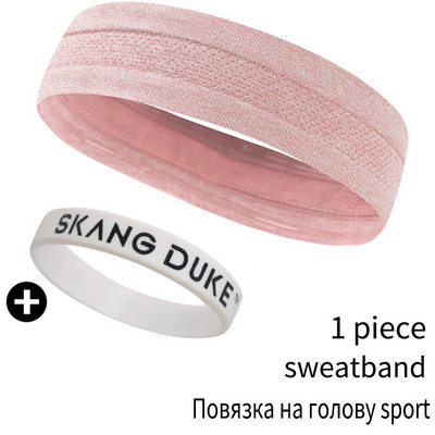 SKDK 1vnt Elastinė poliesterio medvilninė prakaito juostelė Joga bėgimo sportinė juosta galvos juosta plaukų juosta galvos prakaito juosta Sporto sauga