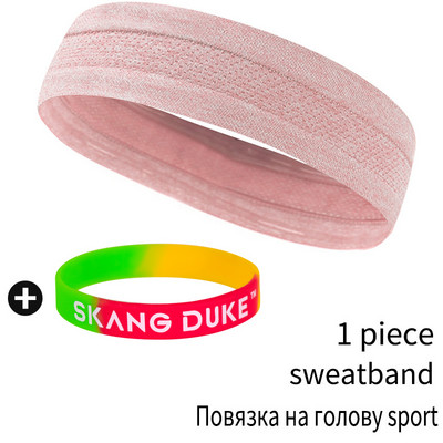 SKDK 1vnt Elastinė poliesterio medvilninė prakaito juostelė Joga bėgimo sportinė juosta galvos juosta plaukų juosta galvos prakaito juosta Sporto sauga