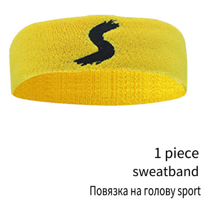 SKDK 1vnt Elastinė poliesterio medvilninė prakaito juostelė Joga bėgimo sportinė juosta galvos juosta plaukų juosta galvos prakaito juosta Sporto sauga