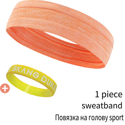 SKDK 1vnt Elastinė poliesterio medvilninė prakaito juostelė Joga bėgimo sportinė juosta galvos juosta plaukų juosta galvos prakaito juosta Sporto sauga