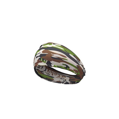 Turban Camouflage Fitness Beh pre mužov Ice Silk Čelenka do vlasov Športová čelenka v kórejskom štýle